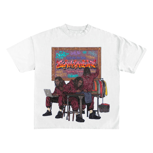 3-HEADED GOAT TEE