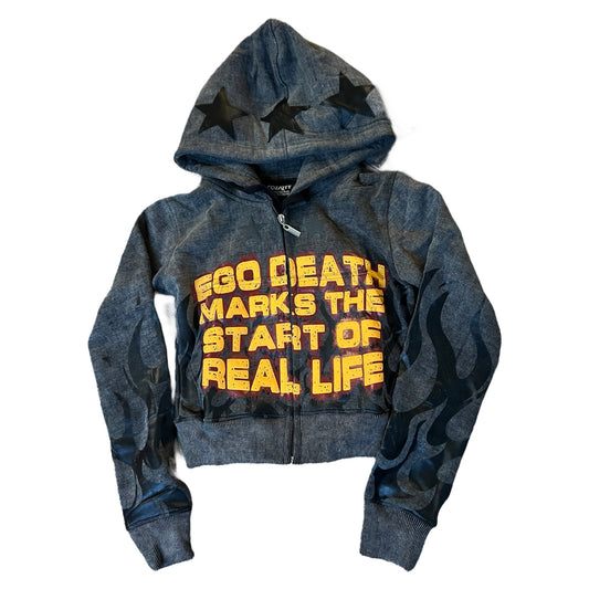 TEST OF HEART PRM CROPPED HOODIE